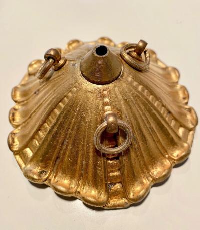  Marius Ernest Sabino Sabino French Art Deco Chandelier Ceiling Lamp 1930s