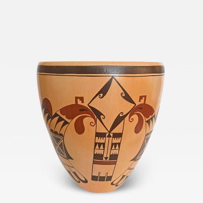  Mark Tahbo Hopi tall jar by Mark Tahbo