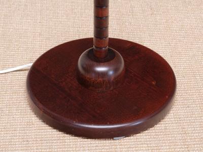  Marksl jd Sculptural Marksl jd Floor Lamp in Beech Wood Sweden 1960s