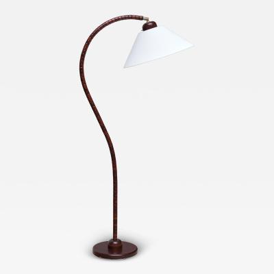  Marksl jd Sculptural Marksl jd Floor Lamp in Beech Wood Sweden 1960s