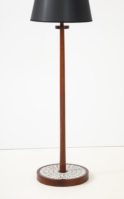  Marshall Studios Martz Marshall Studios Ceramic Tile And Walnut Floor Lamp