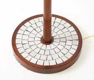  Marshall Studios Martz Marshall Studios Ceramic Tile And Walnut Floor Lamp
