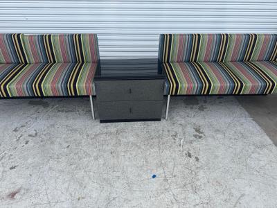  Martin Brattrud Co Martin Brattrud Upholstered Bench near new condition 21st century