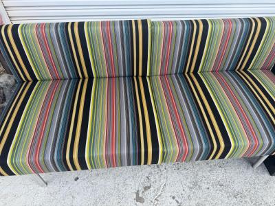  Martin Brattrud Co Martin Brattrud Upholstered Bench near new condition 21st century