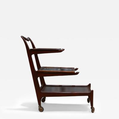  Martin Eisler Carlo Hauner Bar Cart in Rosewood Carlo Hauner and Martin Eisler 1950s Lot 532