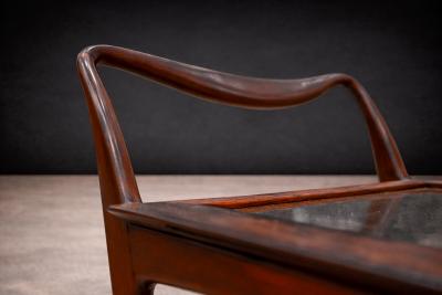  Martin Eisler Carlo Hauner Brazilian Mid Century Modern Bar Cart in Rosewood Carlo Hauner Martin Eisler