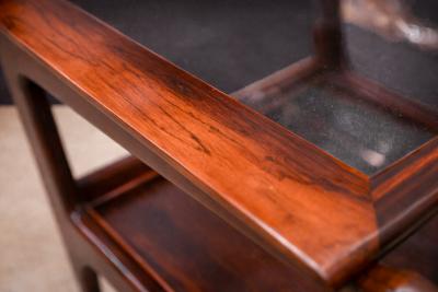 Martin Eisler Carlo Hauner Brazilian Mid Century Modern Bar Cart in Rosewood Carlo Hauner Martin Eisler