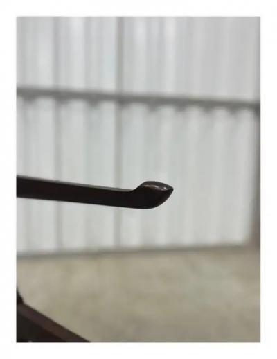  Martin Eisler Carlo Hauner Brazilian Modern Bar Cart in Hardwood by Carlo Hauner Martin Eisler 1950s