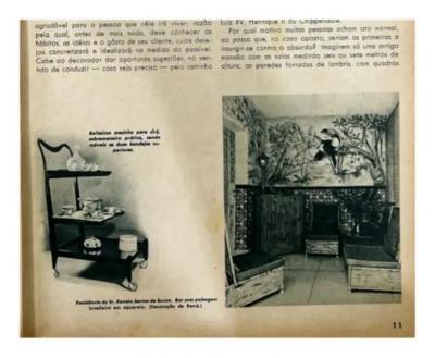  Martin Eisler Carlo Hauner Brazilian Modern Bar Cart in Hardwood by Carlo Hauner Martin Eisler 1950s