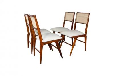  Martin Eisler Carlo Hauner Brazilian Modern Set of Four Chairs by Carlo Hauner and Martin Eisler c 1960s