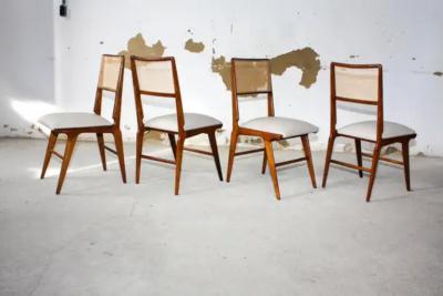  Martin Eisler Carlo Hauner Brazilian Modern Set of Four Chairs by Carlo Hauner and Martin Eisler c 1960s