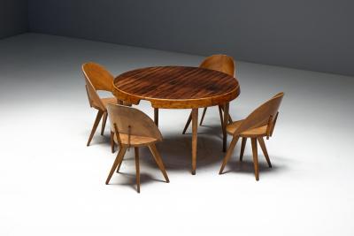  Martin Eisler Carlo Hauner Expandable Caviuna Dining Table by Hauner Eisler Brazil circa 1955