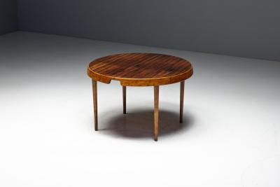  Martin Eisler Carlo Hauner Expandable Caviuna Dining Table by Hauner Eisler Brazil circa 1955