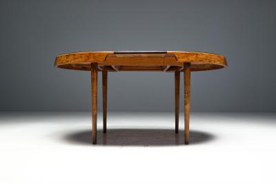  Martin Eisler Carlo Hauner Expandable Caviuna Dining Table by Hauner Eisler Brazil circa 1955
