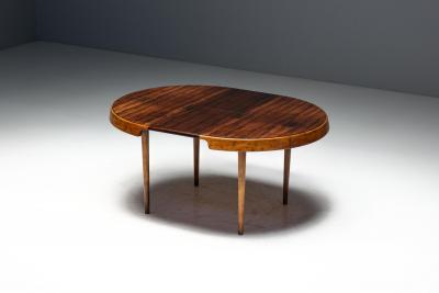  Martin Eisler Carlo Hauner Expandable Caviuna Dining Table by Hauner Eisler Brazil circa 1955