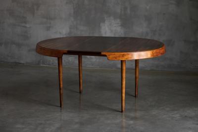  Martin Eisler Carlo Hauner Expandable Caviuna Dining Table by Hauner Eisler Brazil circa 1955
