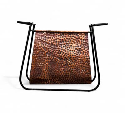 Martin Eisler Carlo Hauner Magazine Rack in Copper and painted metal Forma 1950s Lot 670