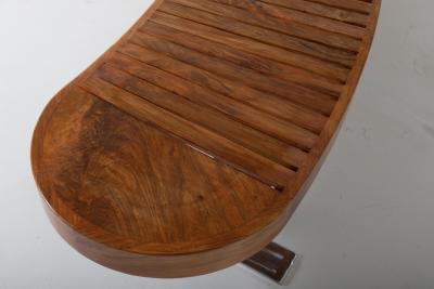  Martin Eisler Carlo Hauner Mid Century Modern Curved Bench by Carlo Hauner Martin Eisler for Forma 1960s