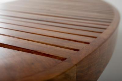  Martin Eisler Carlo Hauner Mid Century Modern Curved Bench by Carlo Hauner Martin Eisler for Forma 1960s