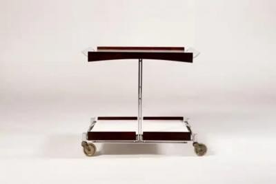  Martin Eisler Carlo Hauner Mid Century Modern Tea Cart by Forma 1950s