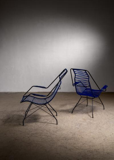  Martin Eisler Carlo Hauner Pair of Hauner and Eisler lounge chairs