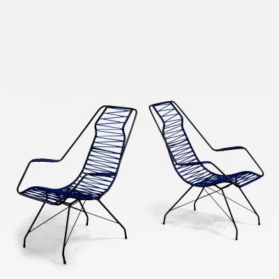  Martin Eisler Carlo Hauner Pair of Hauner and Eisler lounge chairs