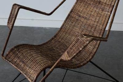  Martin Eisler Carlo Hauner Rattan Armchairs by Martin Eisler and Carlo Hauner for Forma 1950