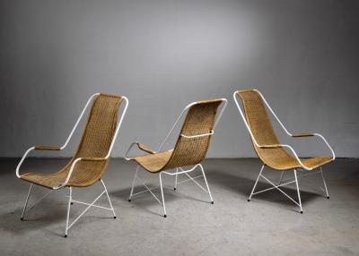  Martin Eisler Carlo Hauner Set of 3 Carlo Hauner Martin Eisler lounge chairs