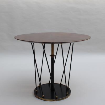  Martin Et Guenier Fine French 1940s Adjustable Occasional Side Table by Martin et Guenier