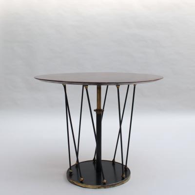  Martin Et Guenier Fine French 1940s Adjustable Occasional Side Table by Martin et Guenier
