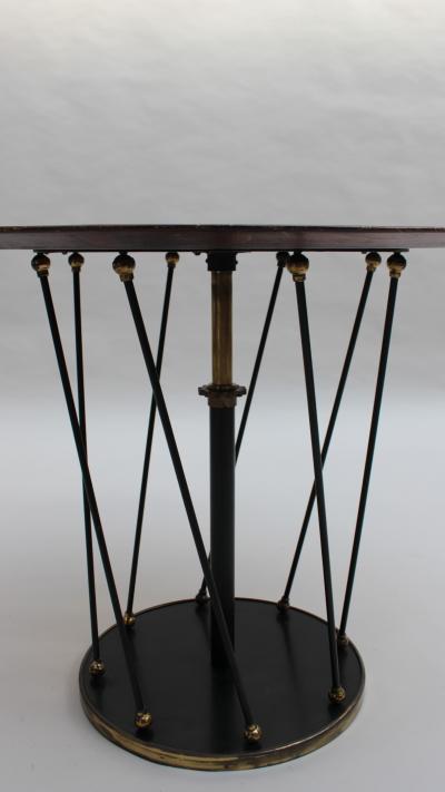  Martin Et Guenier Fine French 1940s Adjustable Occasional Side Table by Martin et Guenier