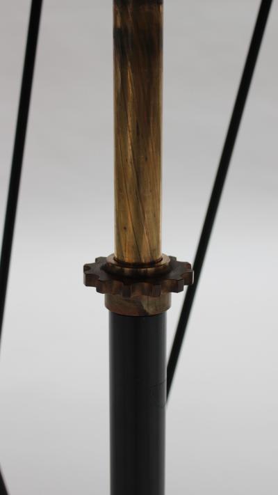  Martin Et Guenier Fine French 1940s Adjustable Occasional Side Table by Martin et Guenier