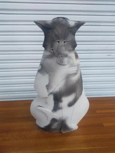  Mary Gates Dewey Mary Gates Dewey Ceramic Cat Sculpture