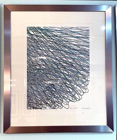  Mashiko Japanese Abstract Expressionist Serigraph Signed Numbered Mashiko