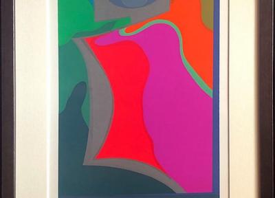 Mashiko Japanese Abstract Expressionist Serigraphs Signed Numbered Mashiko