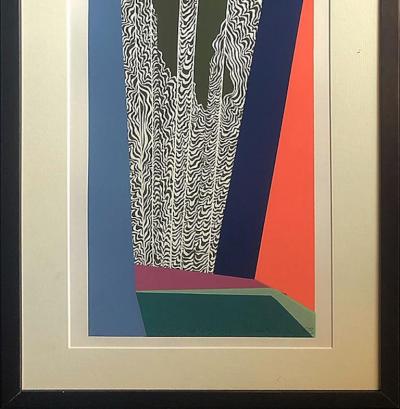  Mashiko Japanese Abstract Expressionist Serigraphs Signed Numbered Mashiko