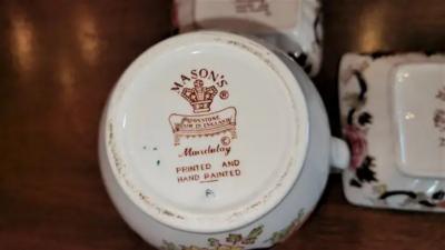 Mason s Ironstone Set of 5 Masons Ironstone Mandalay Pieces