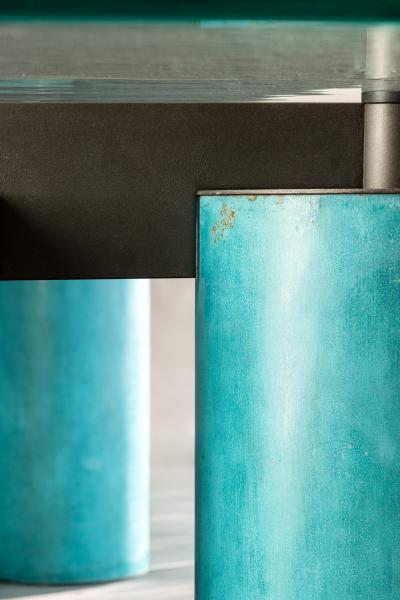  Massimo and Lella Vignelli Lella and Massimo Vignelli Serenissimo table for Acerbis Italy 1984