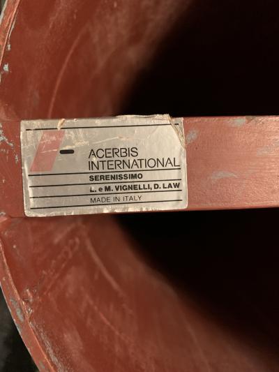  Massimo and Lella Vignelli Lella and Massimo Vignelli Serenissimo table for Acerbis Italy 1984