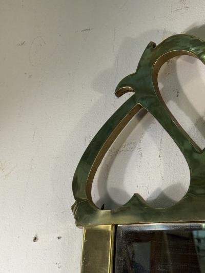  Mastercraft BRASS MODERNIST PAIR OF MIRRORS BY MASTERCRAFT