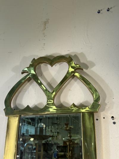  Mastercraft BRASS MODERNIST PAIR OF MIRRORS BY MASTERCRAFT