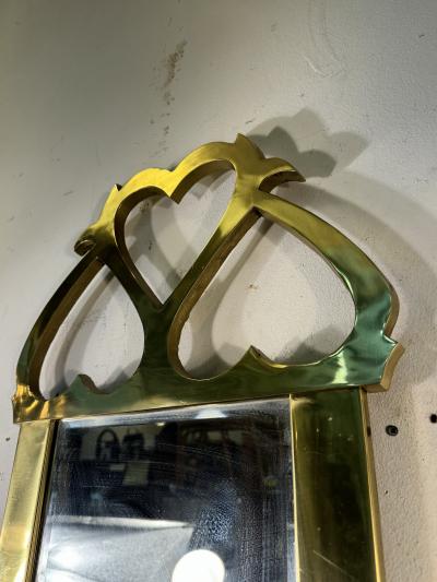  Mastercraft BRASS MODERNIST PAIR OF MIRRORS BY MASTERCRAFT