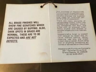  Mastercraft Bernhard Rohne Mirror for Mastercraft