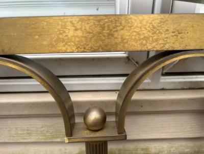  Mastercraft Classical Hollywood Regency Mastercraft Brass King size Headboard Mid Century