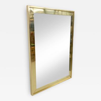  Mastercraft Custom Midcentury BRASS Wall Mirror 1973 Carvers Guild MA Carl Canner