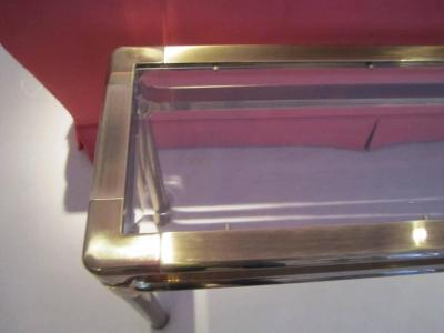  Mastercraft Excellent Mastercraft Thick Brass Console Table
