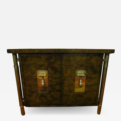  Mastercraft Fantastic Pair Of Burled Mastercraft Night Stand Mid century Modern