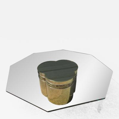  Mastercraft Gorgeous Mastercraft Brass Trefoil Cocktail Coffee Table Bernharde Rohne