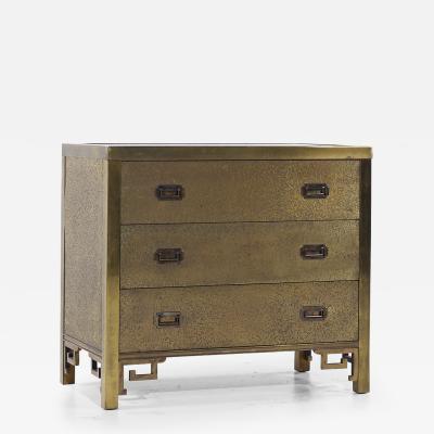  Mastercraft Mastercraft Mid Century Brass Chest of Drawers