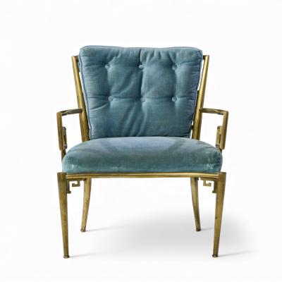  Mastercraft Mastercraft Mid Century Greek Key Chairs Pair